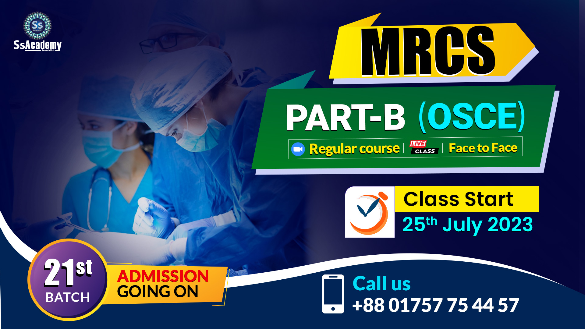 MRCS Part B OSCE Course (6 Months) - SsAcademy (Bangladesh)